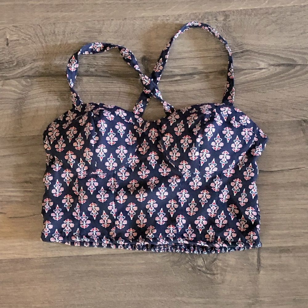 Band of Gypsies crop halter top size S